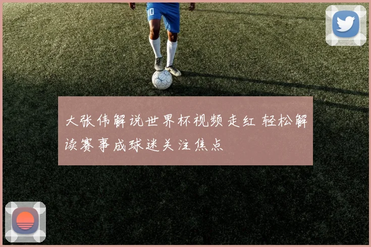 大张伟解说世界杯视频走红 轻松解读赛事成球迷关注焦点